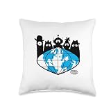 Yo Gabba Gabba! Global Logo with Silhouettes TV Show Throw Pillow