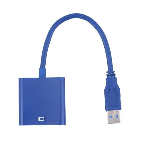 Image of USB 3.0 to VGA Interface Adapter ; USB3.0 to 15 Pin VGA Female Converter Adaptor