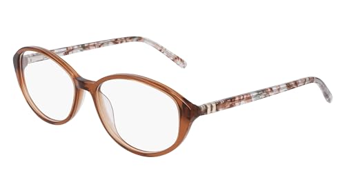 MARCHON Eyeglasses M- 5025 N 232 Crystal Brown/Brown Marble