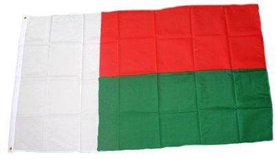 Preisvergleich Produktbild Fahne / Flagge Madagaskar NEU 90 x 150 cm Flaggen