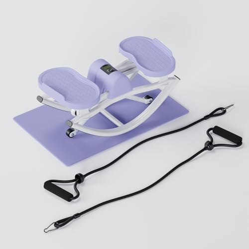 Image of The Rock Stepper - Side to Side Rocking Stepper Machine for Home Workouts - Low Impact Indoor Cardio Leg Glute and Core Training - Quiet Compact Step Rocker Exercise Equipment