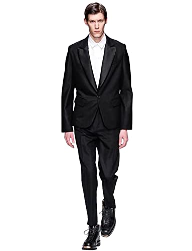 Costume 2 pièces de luxe pour homme avec smoking haut de gamme à revers en pointe