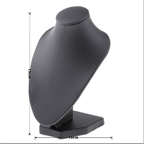 lahomia 2-Part Mannequin Jewelry Bust Jewelry Stand Necklaces Holder - Thumbnail 5