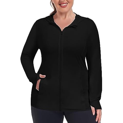COOTRY Women's Plus Size Sun Jacket Cover