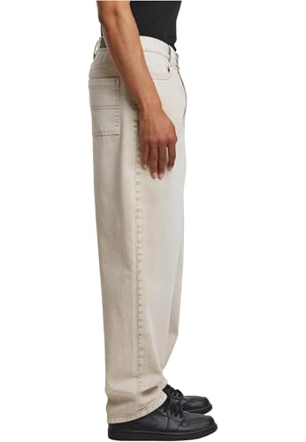 Urban Classics Herren Jeans Weiß, schmutzig, gewaschen, 38 – Bild 3