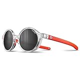 JULBO Unisex Kids Walk Sunglasses, Kristall Glänzend/Neonorange Matt, Einheitsgröße