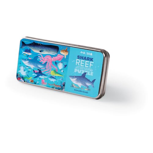 CROCODILE CREEK 50 Stück Tin Puzzle/Shark Reef