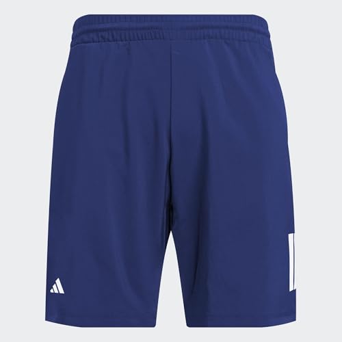 Adidas Boy's Boys Club Tennis 3-Stripes Shorts, Dark Blue, 13-14 Years