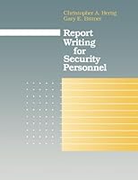 Report Writing for Security Personnel 0409901547 Book Cover