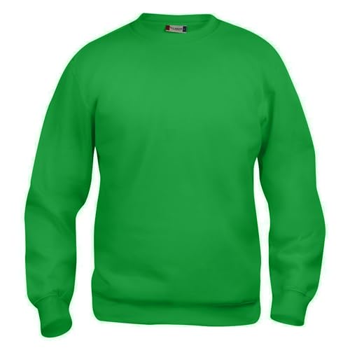 Clique Unisex Adult Basic Round Neck Sweatshirt (XS) (Apple Green)
