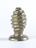 Anal Plug - Black-Gold Screw: Silicone Anal Toy, Butt Plug, Anal Toy, Sex Toy Made with Skin-Like Silicone.