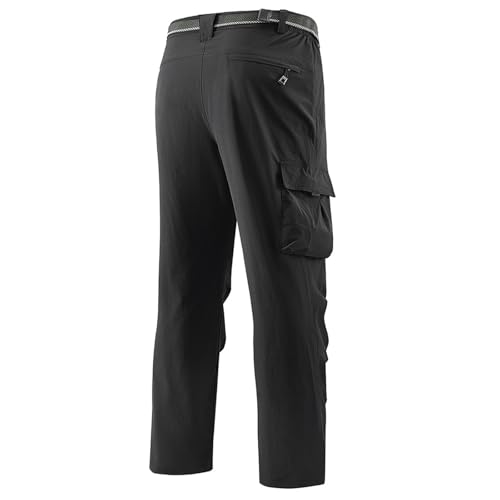 Men's Stretch Tactical Pants Water Resistant Ripstop Cargo Pants Outdoor Lightweight EDC Work Hiking3