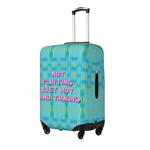 Not Flirting Just Hot and Talking Suitcase Cover,Luggage Protector Suitcase Covers For Luggage,Luggage Covers for Suitcase (Medium)2