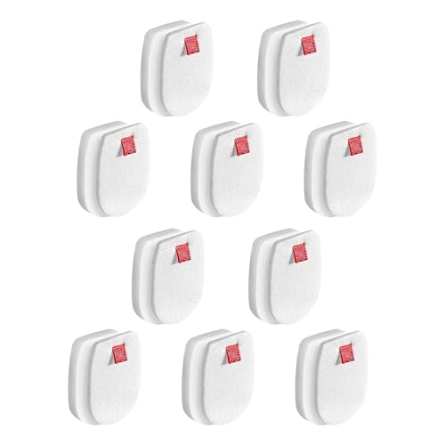 Nispira IZ300 IZ300UK Foam Felt Sponge Filters for Shark IZ300UKT IZ320 IZ320UK IZ320UKT Anti Hair Wrap Cordless Vacuum Cleaners Accessory Filters, 10 Sets
