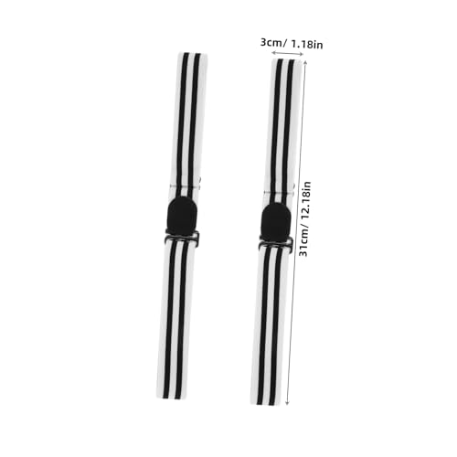 2Pcs Shirt Stays for Men and Women Non Slip Clothing Accessories to Keep Shirts Tucked Durable and Lightweight Shirt Keeper Straps for Business and Casual Travel2