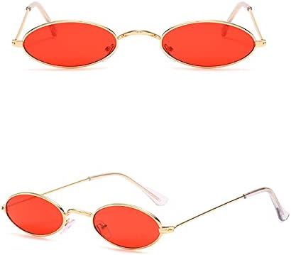 Lunettes De Soleil Ovales Vintage En Métal - Monture Noire, Verres Gris - Unisexe Homme/femme - Neuves Avec étui