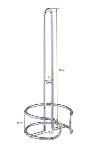 Sunnypoint Heavy Wire Gauge Spare Bathroom Toilet Tissue Paper Roll Holder Storage Stand #TOP2