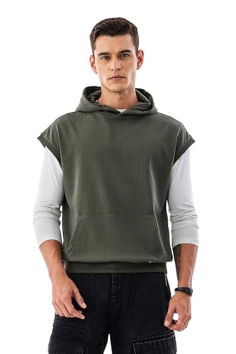 Image of SNITCH Men Casual Hoodie| Oversized Fit Hooded Neckline with Graphic Print & Long Sleeve| Soft Cotton-Polyester Blend for Daily Winter Wear & Streetwear