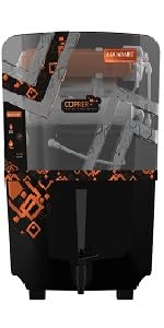 AquaDart Copper RO Water Purifier RO + UV + UF + TDS Controler + Full Automatic With Goodness Of Copper 12L (BLACK)