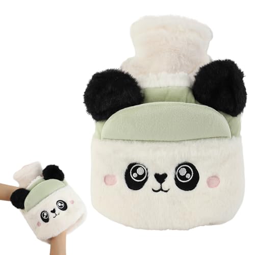 FYting Wärmflasche Kinder,750ml Mini Wärmflasche Lustig,Baby Tier,Abnehmbar Bezug, Warm Schmerzhaft, Für Kinder, Freundinnen, Familie, Zu...