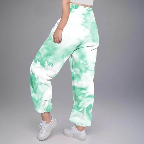 Girls Gradient Sweatpants High Waist Elastic Jogger Pants Kids Cinch Bottom Preppy Pants Trendy Drawstring Sweatpant4