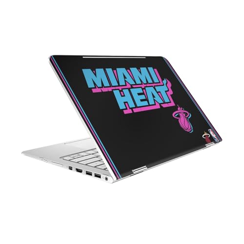 Autocollant vinyle Miami Heat HP Spectre Pro X360 G2 skin NBA noir