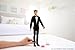Barbie Fashion & Accessories Pack, Bridal Set with Groom Outfit for Ken Doll with Tuxedo, Shoes, Watch, Wedding Cake with Tray & Bouquet