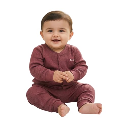 Image of Top and Pyjama Set Thermal for Unisex Baby