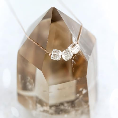 SoulKu-Handcrafted-Birthstone-Necklace-Empowerment-Jewelry-Birthday-Jewelry-For-Women-Mom-Sister-Gifts-2-Extender-With-Lobster-Clasp-16-Nylon-Cord-Genuine-White-Topaz-April