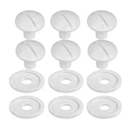 VNSMM Maintenance Kit 6 Piezas de Tornillo de Rueda para Limpiador de Piscinas, Piezas de Repuesto para Limpiador de Piscinas 180/280 Kit Limpieza Piscina