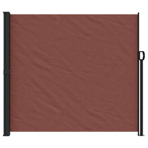 Store latéral en aluminium et polyester PU marron haute résistance - 3