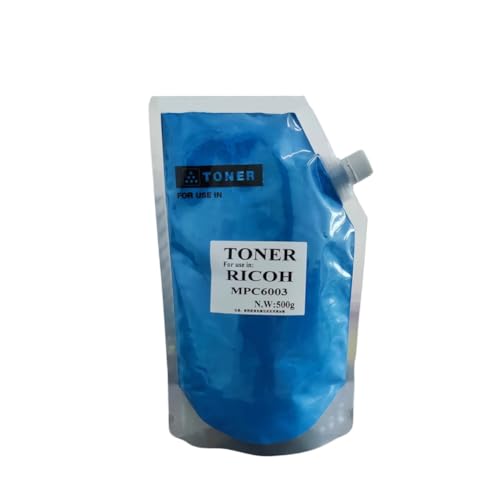 Poudre de toner MPC5504 cyan 500g flacon d'encre pour photocopieur