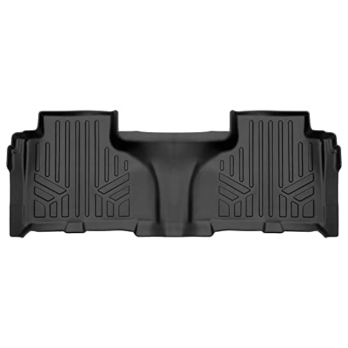 SMARTLINER Ajuste Personalizado protección para Todo Tipo de Clima, Forro Negro de Segunda Fila Compatible con Chevrolet Suburban y GMC Yukon XL 2021-2023 con Asientos de Cubo de Segunda Fila
