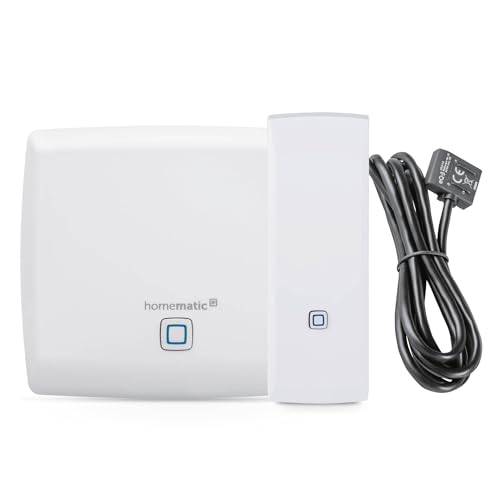 Homematic IP Access Point, Smart Home Gateway mit kostenloser App und Sprachsteuerung über Amazon Alexa + Smart Home Schnittstelle für Gaszähler, Gasverbrauch messen