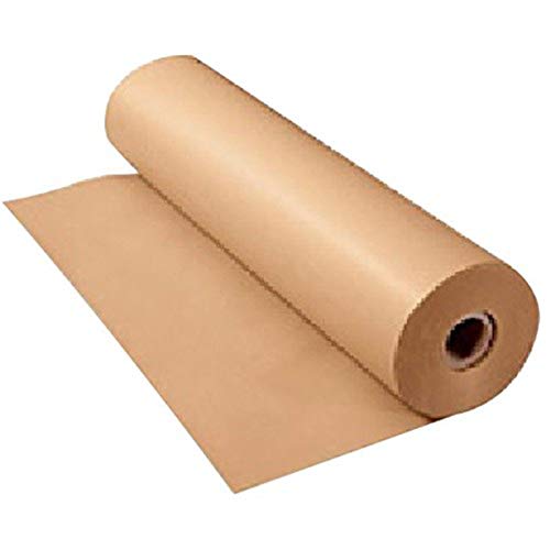 Image of MALANI STORES Kraft Paper Roll - Brown Paper Packing Roll Perfect for Crafts,Art,Small Gift Wrapping,Packing,Postal,Shipping,Dunnage & Parcel 28 inch (5 Meter)