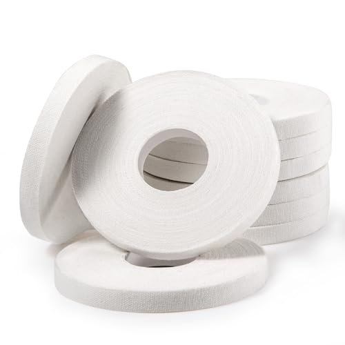 Pro Finger Tape 9 Pack - 0.3” x 45 Ft White Athletic Sports Tape for Rock Climbing,BJJ,Jiu-Jitsu,Wrestling,Judo