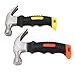 Nail Hammers Tool, Round Wide Face Application 2 Pcs Mini Portable High Strength Claw Hammer for Woodworking