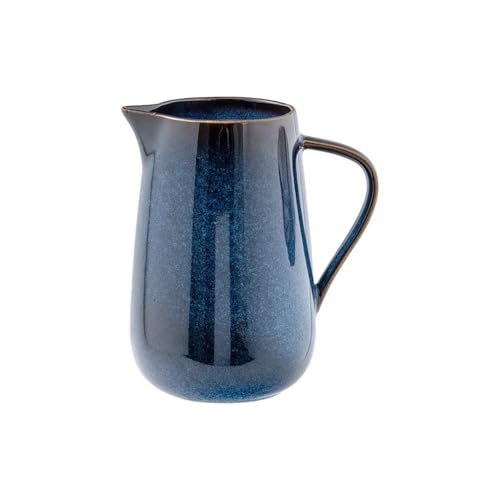 Hervidor frío Jarra de agua fría de cerámica retro de 1700 ml con asa, resistente al calor, for agua caliente/fría, té helado y bebidas de jugo Juego de jarra de agua para agua fría/caliente