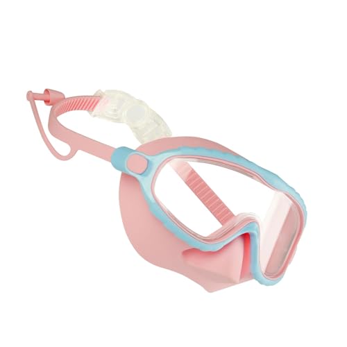 Generisch Gafas de natación con cubierta nasal | Gafas de natación - Gafas de buceo impermeables Accesorios de esnórquel para 4-16 años