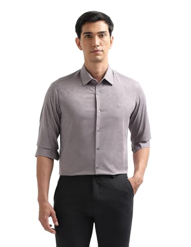 Image of Arrow Newyork Men's Textured Manhattan Slim fit New York Shirt