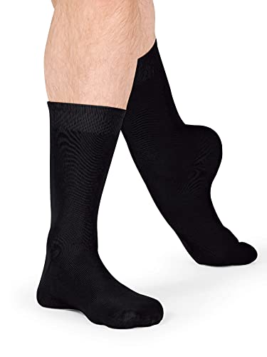 Natalie Dancewear Mens Ankle Dance Socks Black NSOCKM