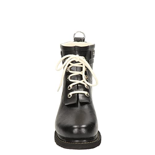 Ilse Jacobsen Women's Ankle Rain Boot (Black, 6) #TOP2