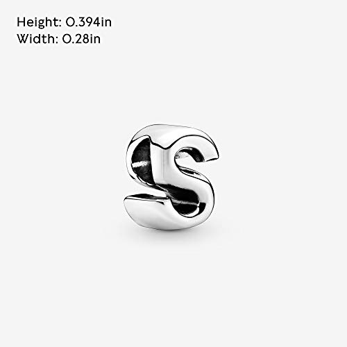 Pandora Charm 797473 argent femme lettre S – Image 6