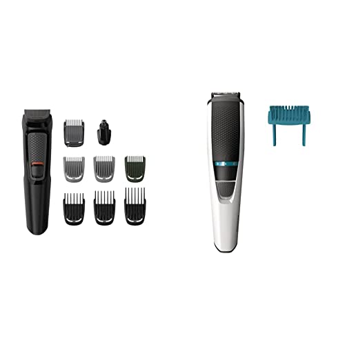 Image of PHILIPS Multi Grooming Kit Mg3710 /65,9-In-1 (New Model),Face,Head&Body,All-In-One Trimmer Bt3203 /15 Cordless Rechargeable Beard Trimmer,10 Length Settings,Men
