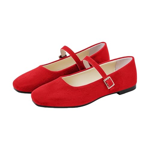 Ballerines Mary Jane pour femme | Chaussures plates en tricot élégantes et confortables