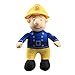 Juguete de Peluche Sam el Bombero, muñecos de Peluche Suaves de Bombero Que abrazan la Almohada, Regalos de cumpleaños de Navidad de Halloween para niños, niñas y niños de 25 cm