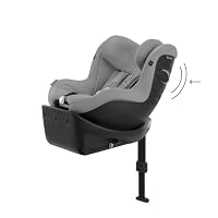 CYBEX Gold Kinder-Autositz Sirona Gi i-Size Plus inkl. Base, Ab ca. 3 Monaten bis 4 Jahre (Ab Geburt mit Neugeboreneneinlage), Max. 20 kg, 61 - 105 cm (Ab 40 cm mit Neugeboreneneinlage), Stone Grey – Ansicht 8