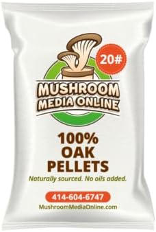 100% Oak Mushroom Pellets Substrate (20 Pounds)