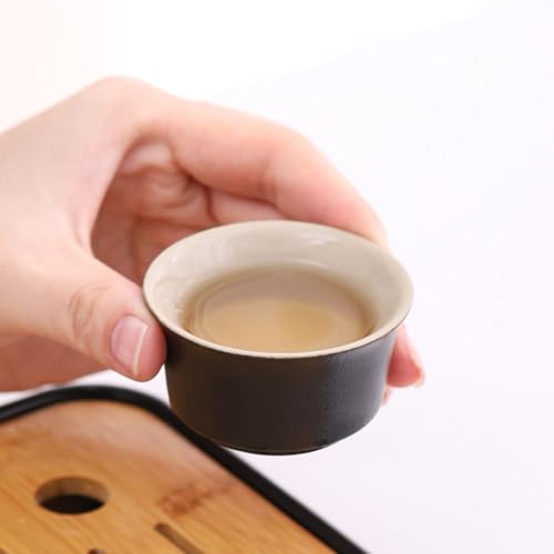 Asin Tea Set, Kung Fu Tea Sets Traditional Chinese & Japanese Handcrafted Tea Ceremony Kit, Ideal for Gifting & Cultural Gatherings, Complete with Teapot, Cups & Accessories Portable - Image 6