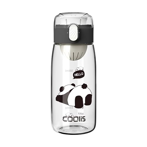 Image of THE VENTI SHOTAY Classic Unbreakable Water Bottle with Sipper BPA Free, Leak-Proof Water Bottle Ideal for Office, Sports, School, Gym (450ML-Black)